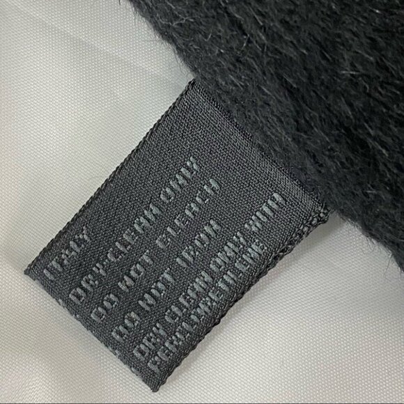 Prada Women's Black Wool Angora Designer Straight Quiet Luxury Skirt EU 42/W28 - Picture 9 of 9